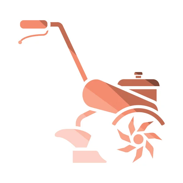 Garden tiller icon — Stock Illustration Garden tiller icon Stock Illustration