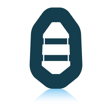 Kauçuk teknenin simgesi 