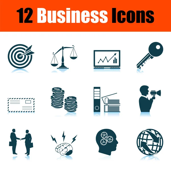 Business ikon set — Stock vektor
