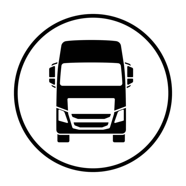 Kamion ikon előnézete — Stock Vector