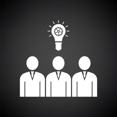 Kurumsal Ekip Yeni Fikir Simgesi Bulma
