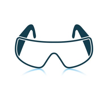 Kimya koruyucu gözlük simgesi