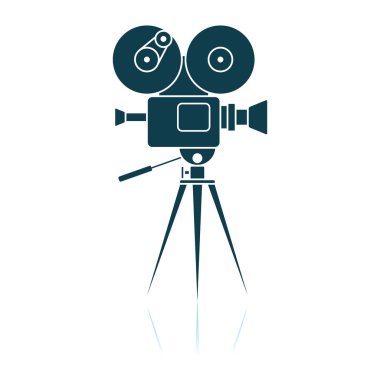 retro sinema kamera simgesi