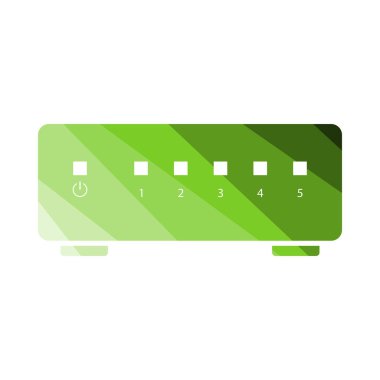 Ethernet anahtarı simgesini