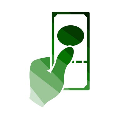 Dolar simgesi tutan vardı