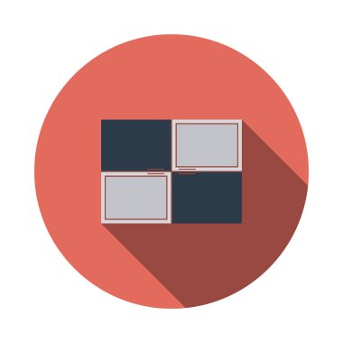 Duvar kabine simgesi