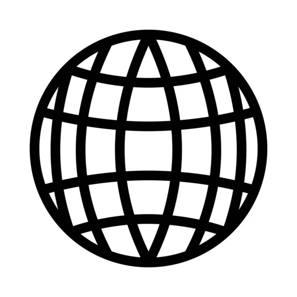 Icône Globe — Image vectorielle