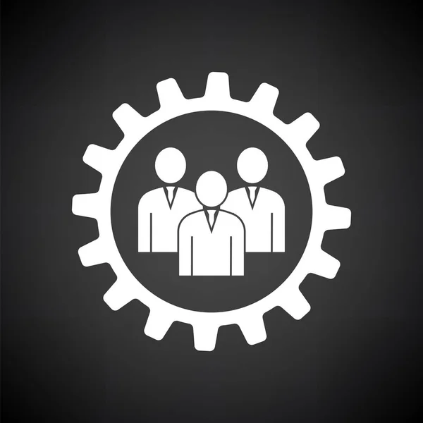 Icono de trabajo en equipo — Vector de stock
