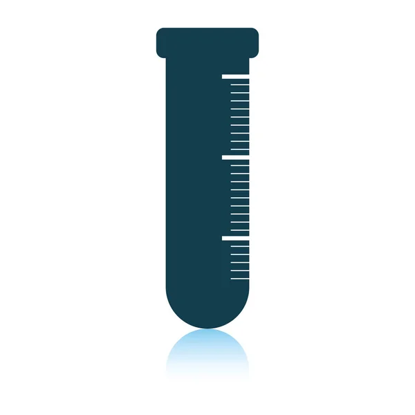 Icono de vaso de precipitados química — Archivo Imágenes Vectoriales