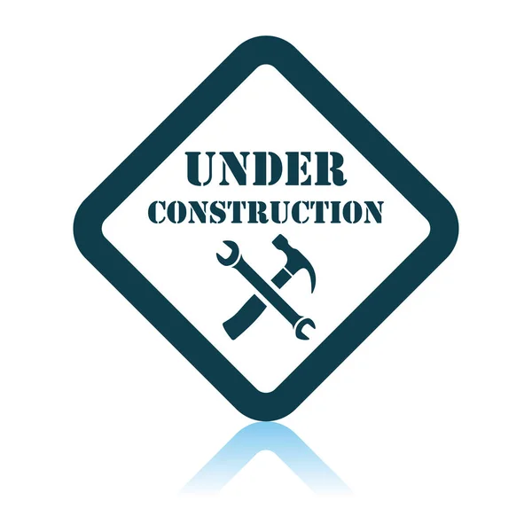 Icône de En construction — Image vectorielle