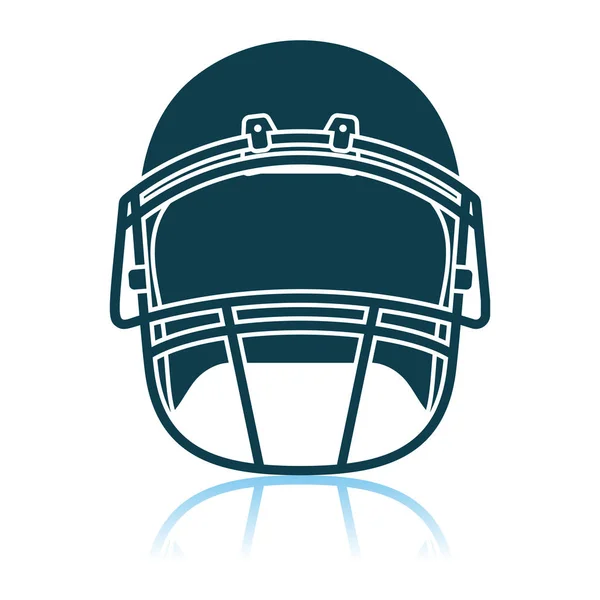 Icono del casco de fútbol americano — Vector de stock