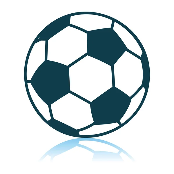 Voetbal pictogram — Stockvector