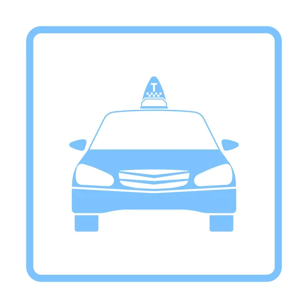 Taxi Icon Front View — Stock Vector