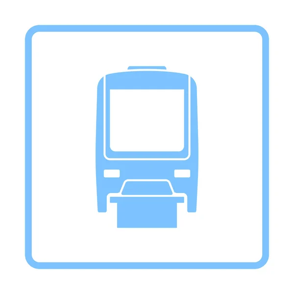 Pohled na ikonu Monorail — Stockový vektor