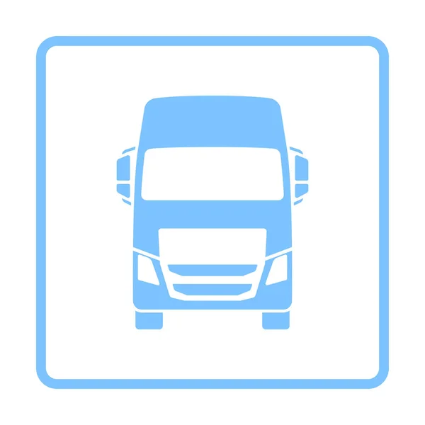 Icona del camion vista anteriore — Vettoriale Stock