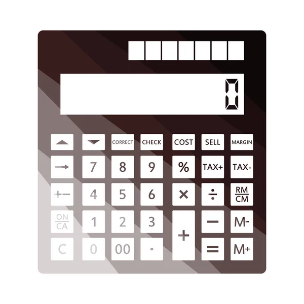 Icono de calculadora estadística — Vector de stock