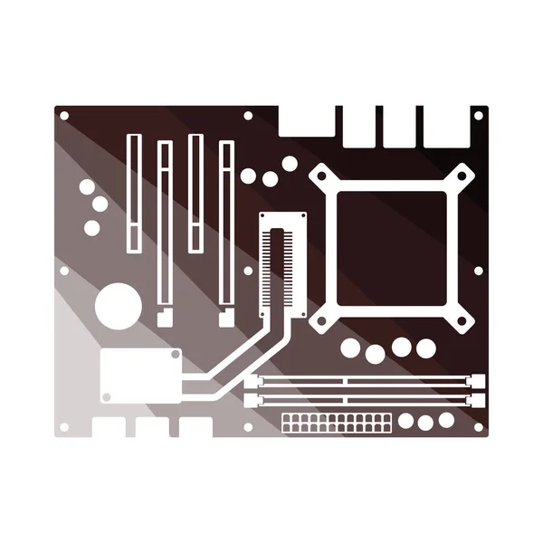 Motherboard-Symbol — Stockvektor