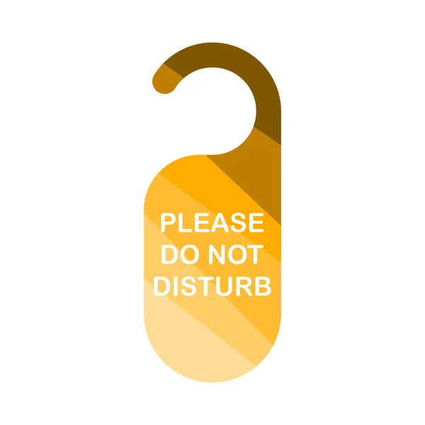 Don 't disturb tag icon — стоковый вектор