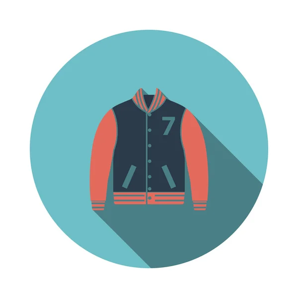 Baseball Jacket Icon — Stock Vector