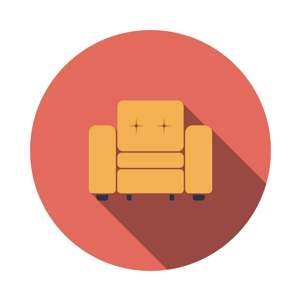 Accueil fauteuil icône — Image vectorielle