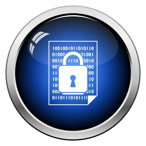 Icono de seguridad de datos — Vector de stock