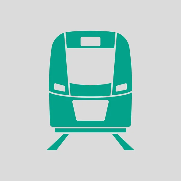 Ikona pociągu widok z przodu — Wektor stockowy