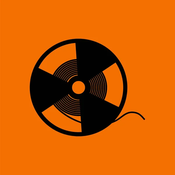 Icono de cinta de carrete — Vector de stock
