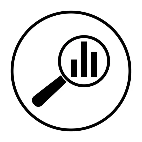 Ikona analityki — Wektor stockowy