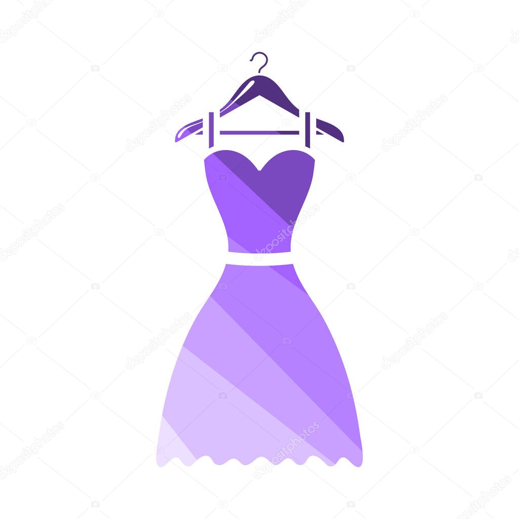 Elegant Dress On Shoulders Icon