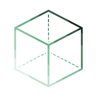 Projeksiyon simgesiyle küp