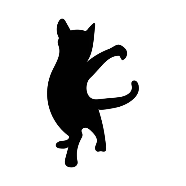 Kattensilhouet — Stockvector