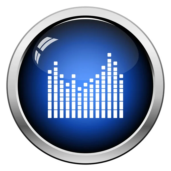 Ícone do equalizador gráfico — Vetor de Stock