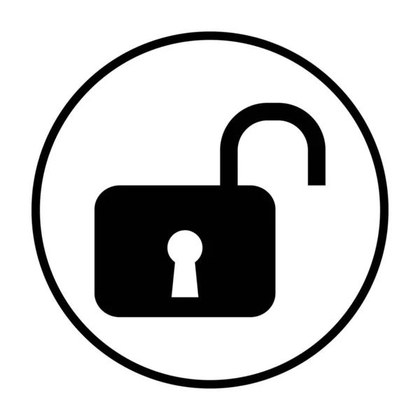 Unlock Icon — Stock Vector