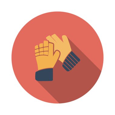 Futbol kaleci eldiven simgesi