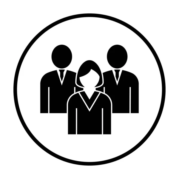 Корпоративная икона команды — стоковый вектор