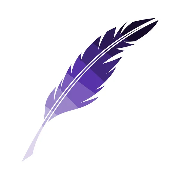 Writing Feather Icon — Stock Vector