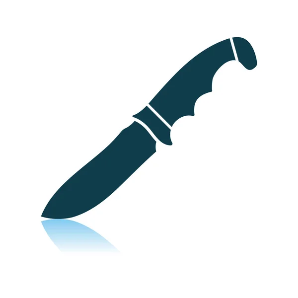 Значок охотничьего ножа — стоковый вектор