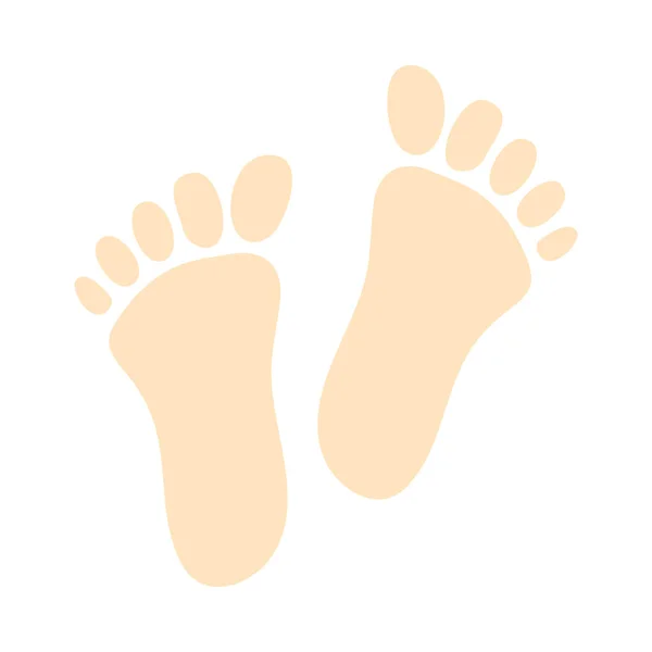 Foot Print Icon — Stock Vector