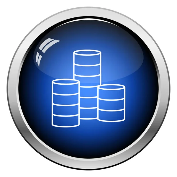 Coin Stack Icon — Stock Vector