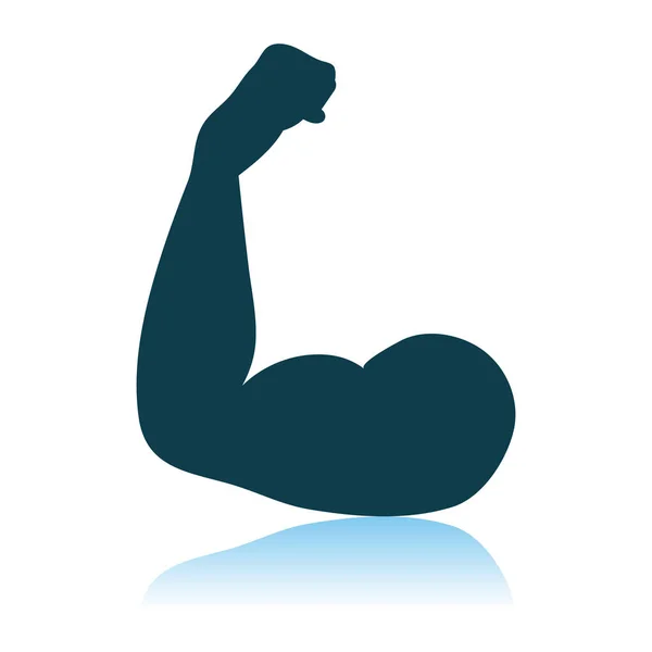 Bicep icono — Vector de stock