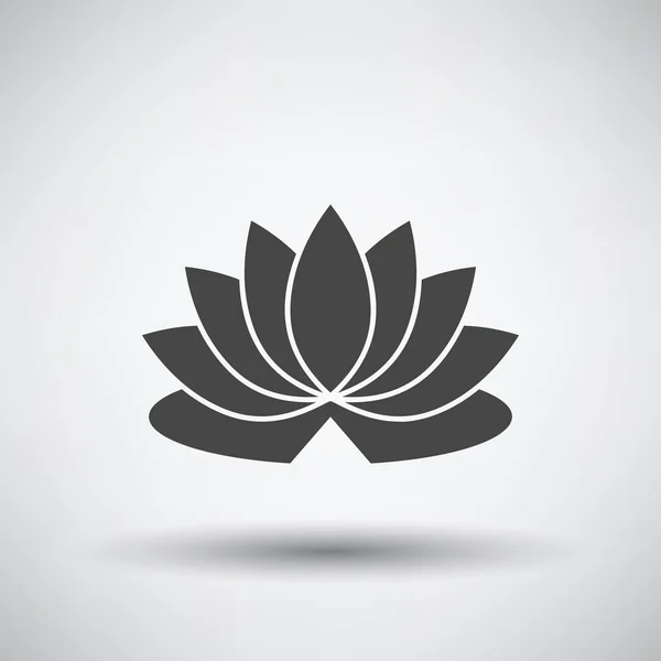 Lotus bloem pictogram — Stockvector