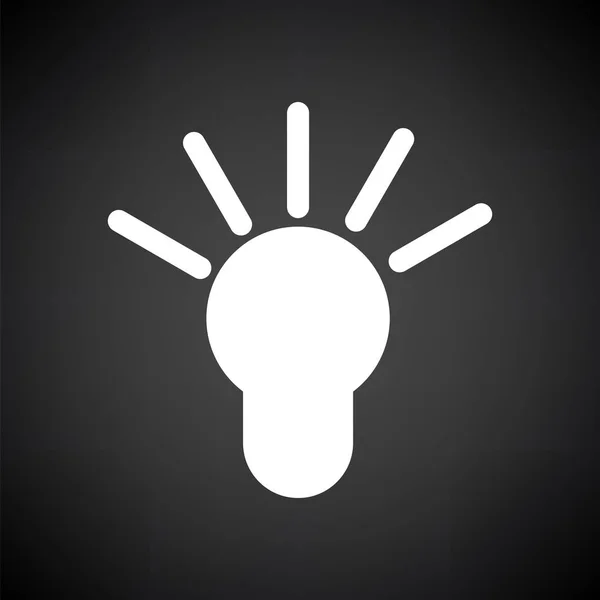 Ícone da lâmpada de ideia — Vetor de Stock