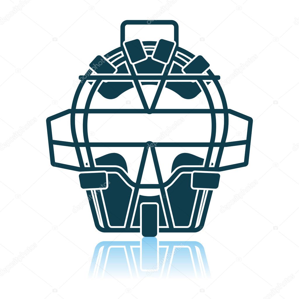 Baseball Face Protector Icon