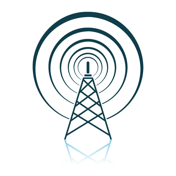 Radyo anten simgesi — Stok Vektör