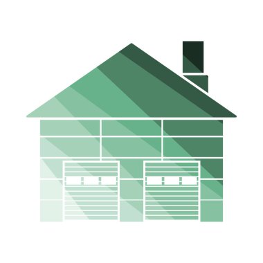 Depo lojistik kavramı simgesi