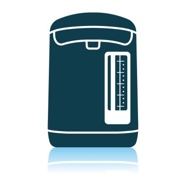 Mutfak elektrikli su ısıtıcısı simgesi