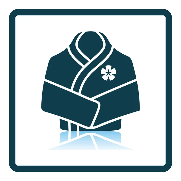 Spa badjas pictogram — Stockvector