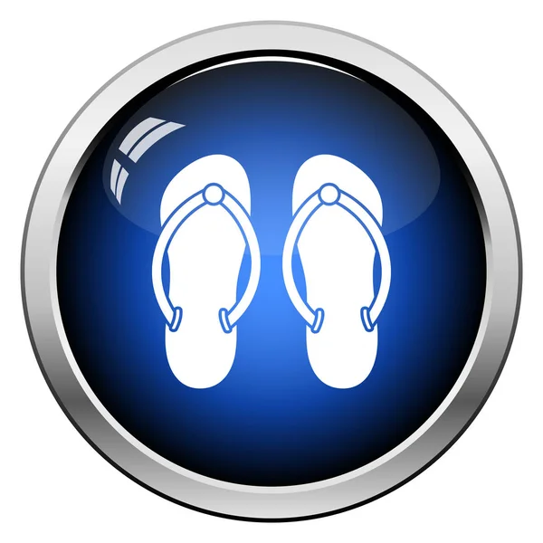 Zapatillas de spa icono — Archivo Imágenes Vectoriales