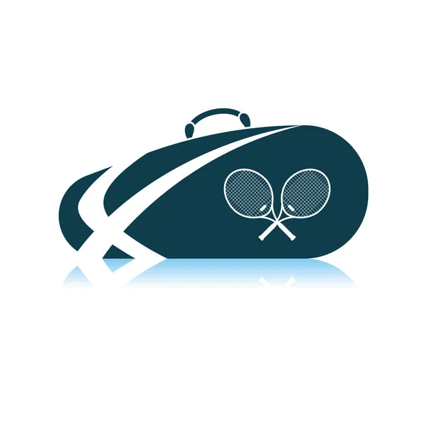 Ícone de saco de tênis — Vetor de Stock