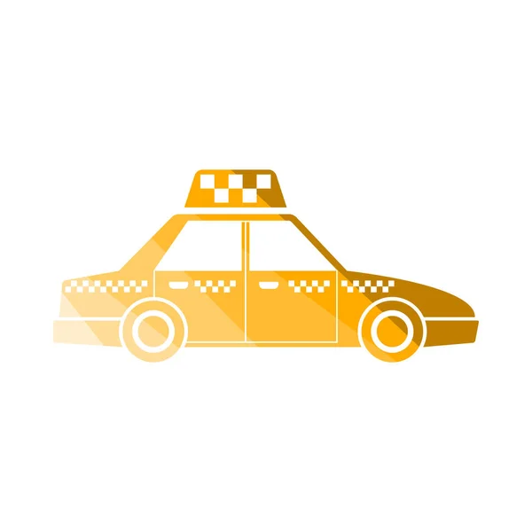 Taxi Autó ikon — Stock Vector